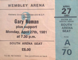 London Ticket 1981